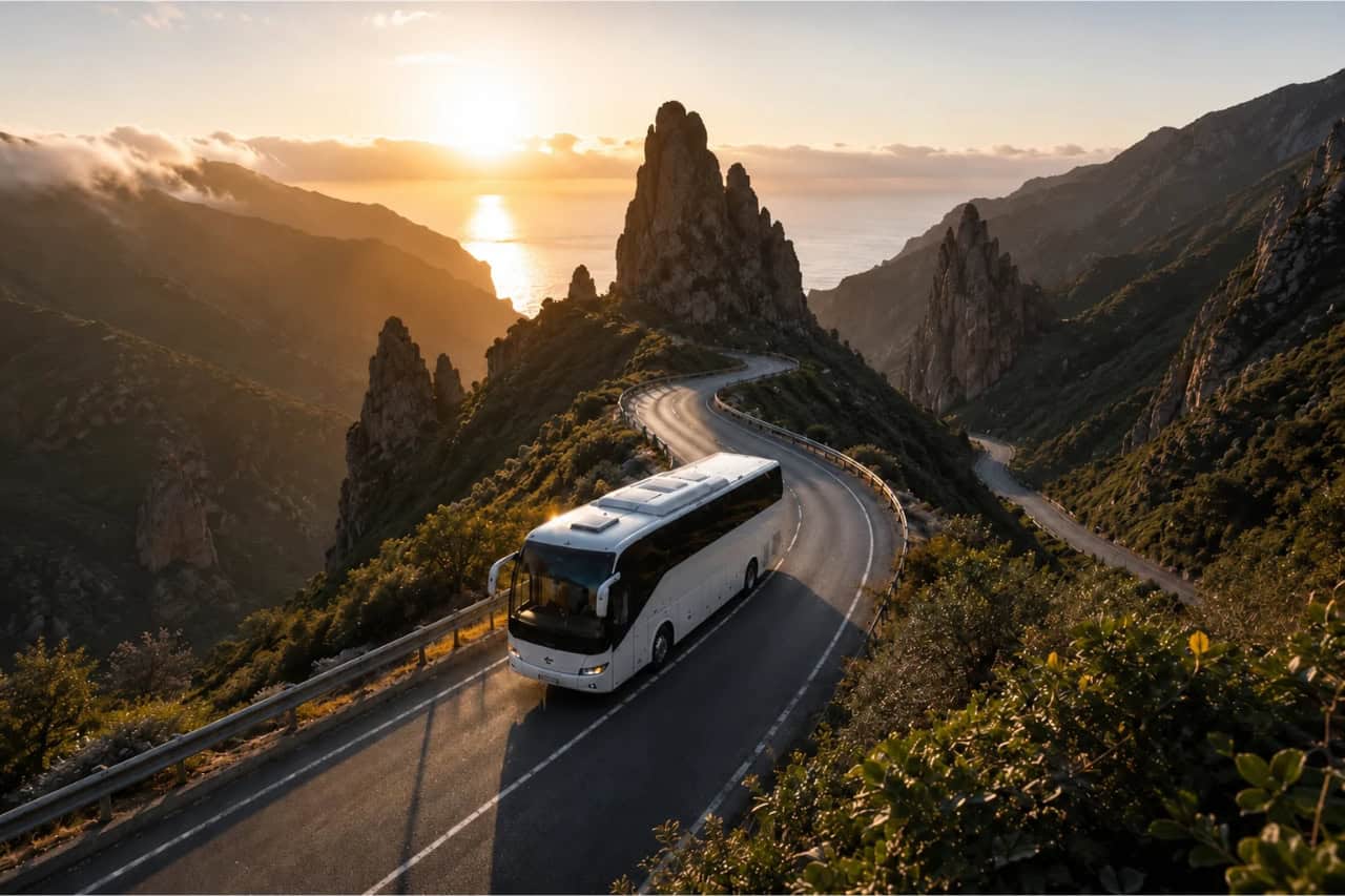 รhepรคevane reis La Gomerale Tenerifelt bussiekskursiooniga mรคgedes