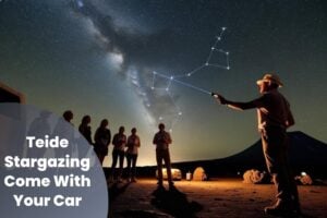 Gruppo che si diverte ad osservare le stelle Teide No Pick-Up - perfetto tour fai-da-te di osservazione delle stelle a Tenerife per i viaggiatori con un'auto e un budget limitato