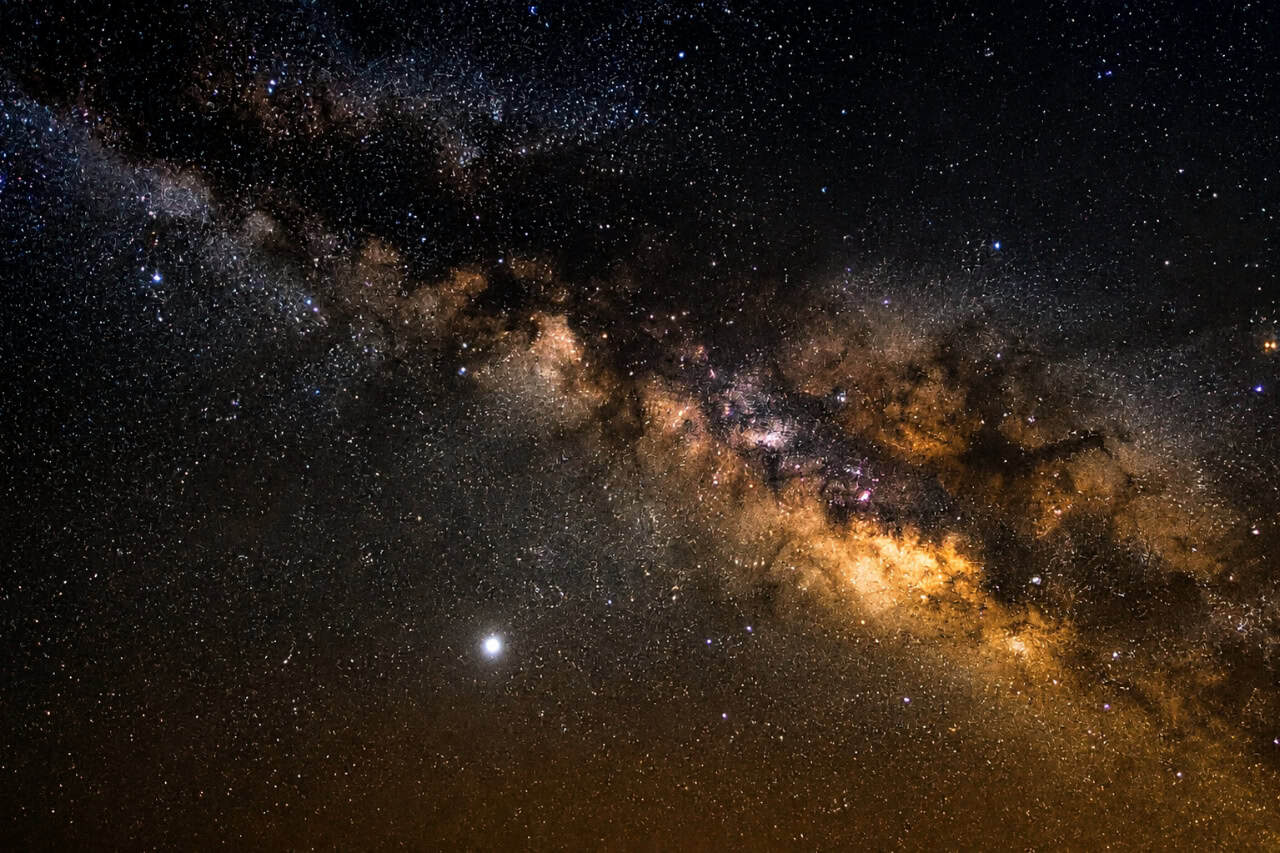 Detailed Milky Way core photographed on a private astronomy tour