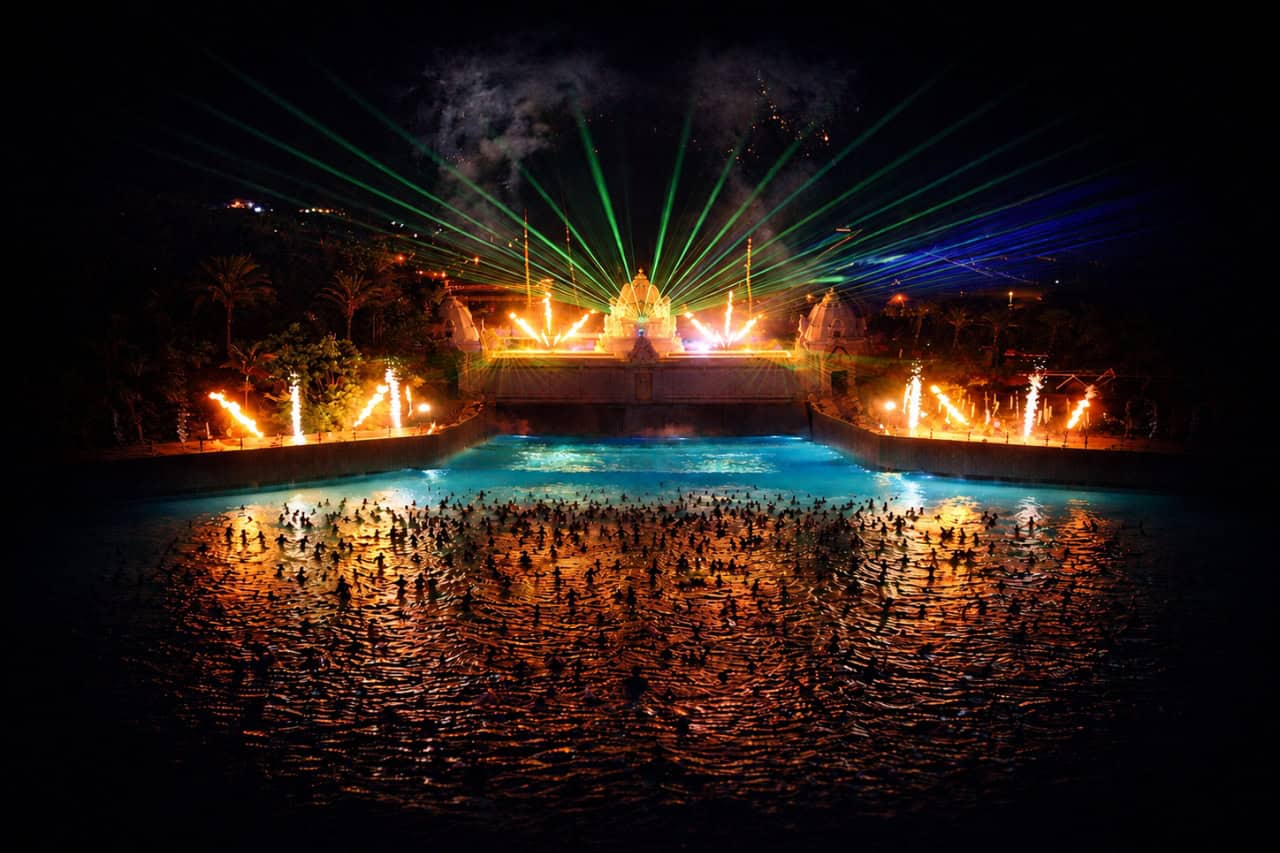 Siam Park Night collectible card artwork