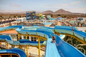 Aqualand Lanzarote s tobogánmi