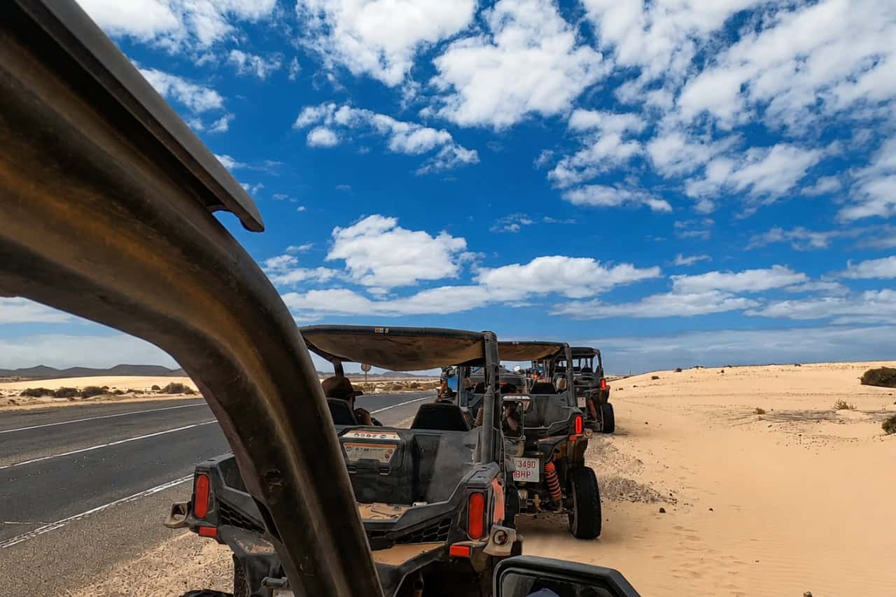 Buggy Safari Fuerteventura collectible card artwork