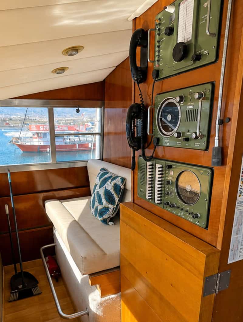 Gulliver Yacht Old School Interior Details Old school wooden interior details on the Gulliver boat Tenerife