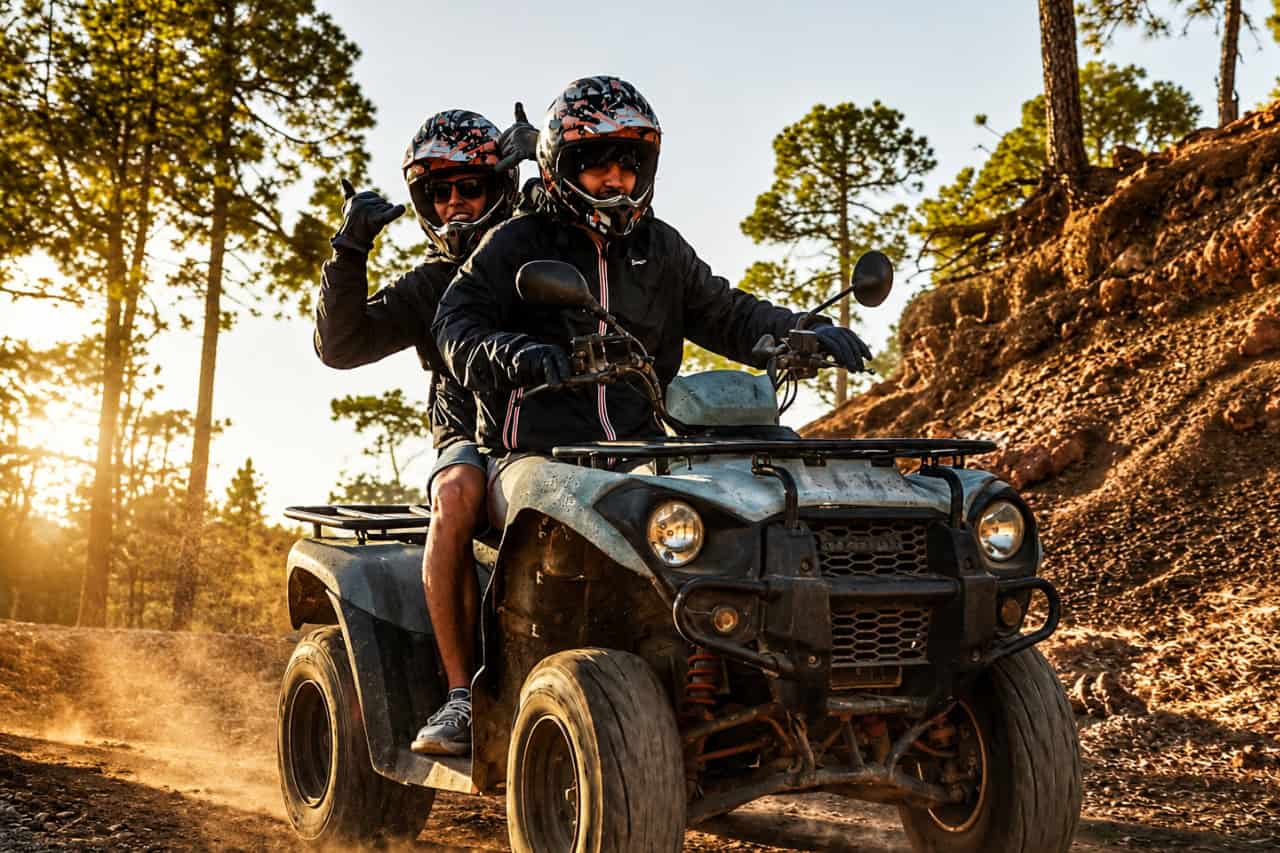 Off-road quad tour through Tenerife forest routes