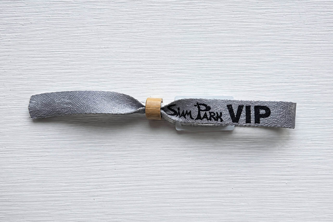 Siam Park VIP bracelet included with the private Casa package, offering fast-pass ride access and unlimited food and drinks.