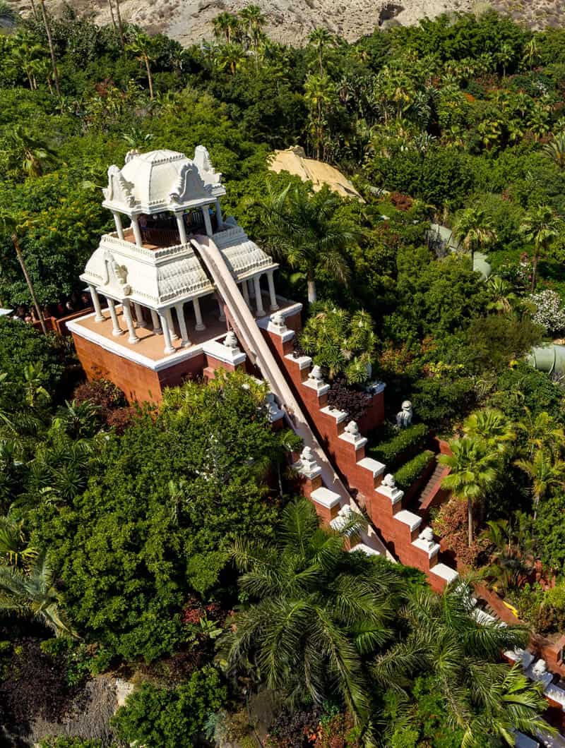 Siam Park Tower of Power slide, the main FastPass exception, in Tenerife