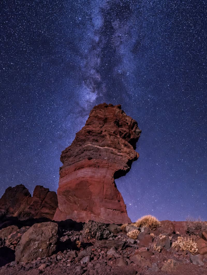 Teide by Night Tenerife stargazing session under the night sky in Teide National Park