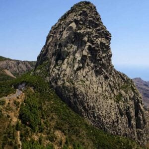 Roque de Agando rock formation in La Gomera