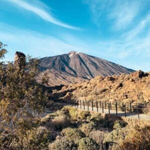 Volcanic landscape of Mount Teide National Park in Tenerife