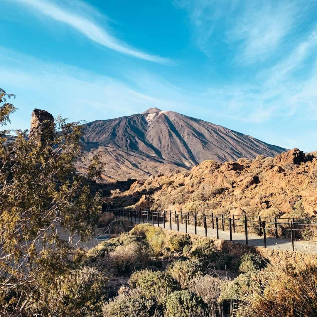 Volcanic landscape of Mount Teide National Park in Tenerife