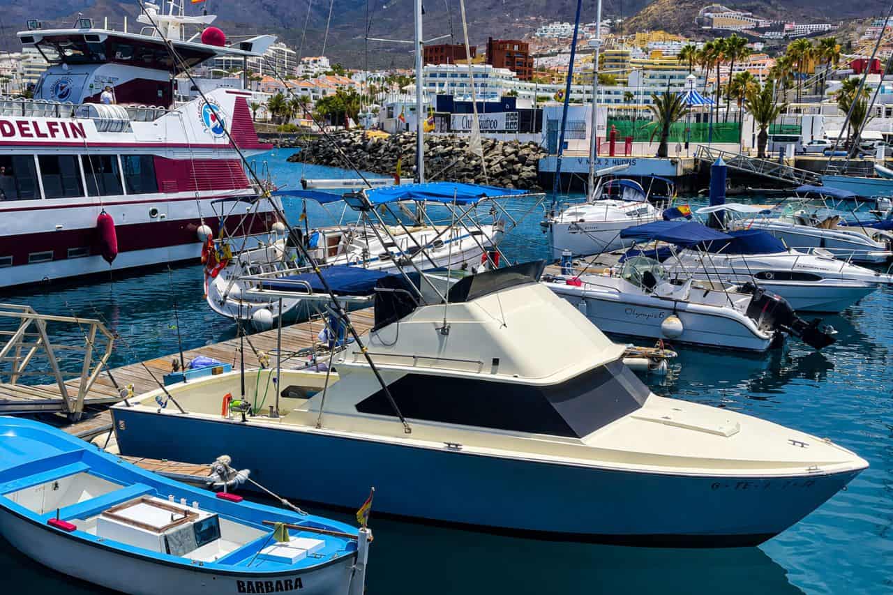 No Limits 1, de kleinere privévissersboot op Tenerife