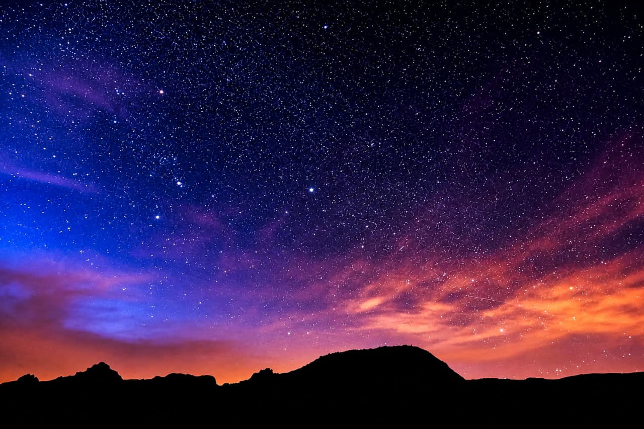 Star-filled night sky during the Tenerife Stars Excursion in Teide National Park