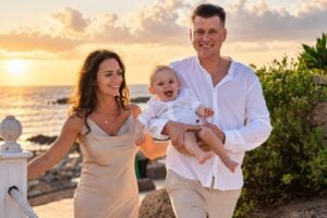 Professional maternity photoshoot in Tenerife capturing special pregnancy moments in a beautiful island setting.
